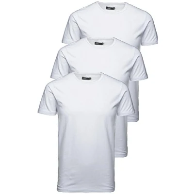 Image of Jack &amp; Jones Basic Crew Neck Short Sleeve Men&#039;s T Shirt White S