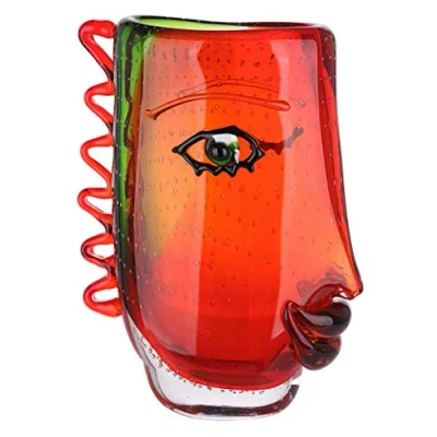 Image of GILDE GLAS art Vase Design Decorative Object Unique Handmade Glass Height 31 cm