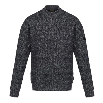 Image of Regatta Professional Men&#039;s Solomon Knitted Pullover Sweater, Navy Marl, XXXL