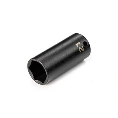 Image of TEKTON 3/8 Inch Drive x 21 mm Deep 6 Point Impact Socket SID13121