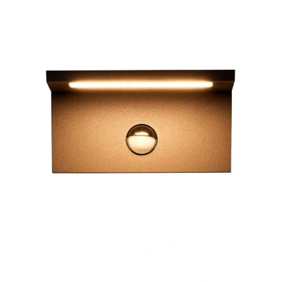 Image of Lucande Darina LED outdoor wall lamp, motion detector