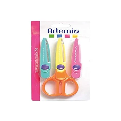 Image of Artemio Model 1 Craft Scissors with Interchangeable Blades, Orange