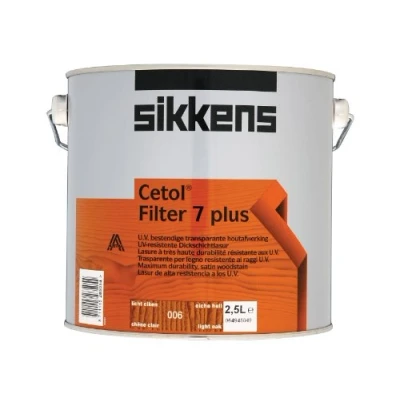 Image of Sikkens SIKCF7PLO 2.5L Cetol Filter 7 Plus Translucent Woodstain Light Oak