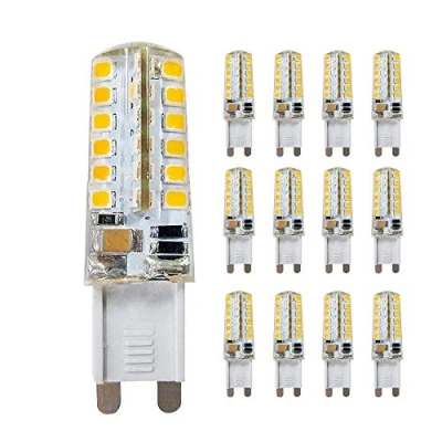 Image of G9 LED Bulb, AC 220 V, 3.5 W, 2700 3000 K Warm White, Energy Saving Lamps, Bulb Replacement, 360 Beam Angle, 12 Pieces