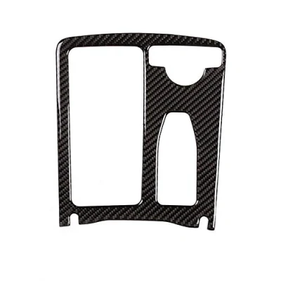 Image of DIYUCAR Carbon Center Console Cup Holder Frame Trim For Benz C Class W204 08 14 E W212 10 11 Coupe 12 RHD