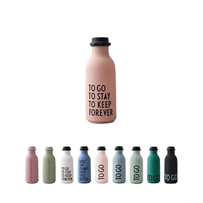 Image of Design Letters to Go Water Bottle 500 ml Tritan BPA/BPS Free Drinking Bottles with Matt Soft Surface Sports Leakproof Flask for Office, Sports, School