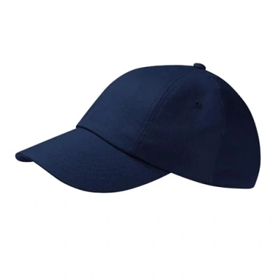 Image of Beechfield B58 Low Profile Heavy Cotton Drill Cap French Navy