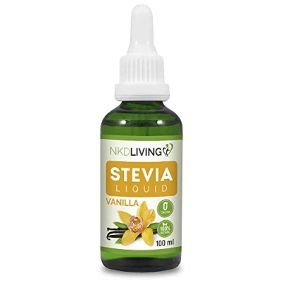 Image of NKD Living Pure Stevia Liquid Drops (Vanilla 100ml)