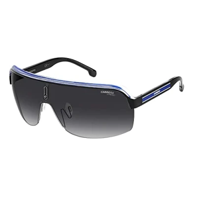 Image of Carrera Topcar Unisex Sunglasses, Size: One Size, Black/blue