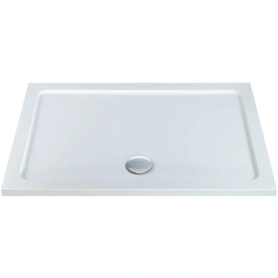 Image of MX Low Profile 1500 x 760mm Stone Resin Shower Tray with Waste MXEL1576