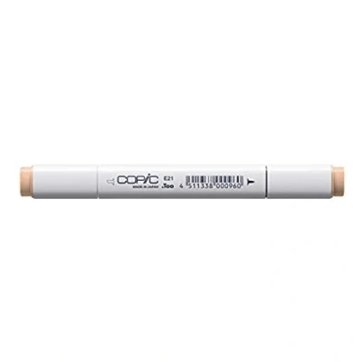 Image of Copic Classic Coloured Marker Pen (E 21) Soft Sun, For Art &amp; Crafts, Colouring, Graphics, Highlighter, Design, Anime, Professional Beginners, Supplies Colouring Books