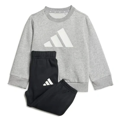 Image of adidas Unisex Baby ESSENTIALS JOGGER, medium grey heather/white, 9 12 Months