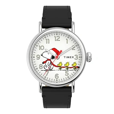 Image of Timex Men Analogue Quartz Watch with Leather Strap TW2U86400