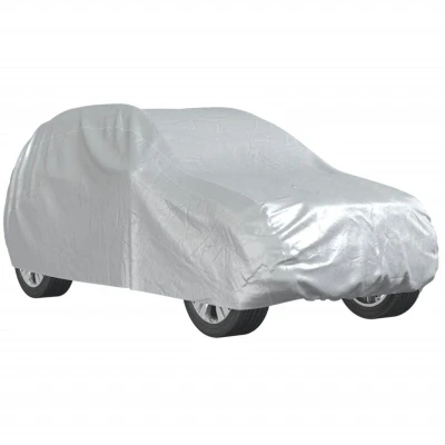 Image of vidaXL Car Cover for SUV with Buckle Straps Full Silver L