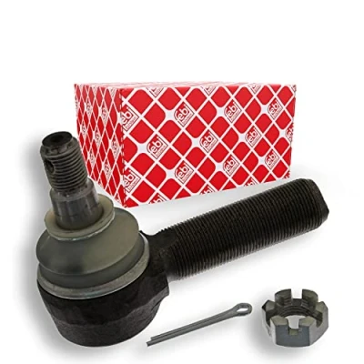 Image of 6851489000, A6851489000 Track rod end FEBI BILSTEIN 15656 20mm BMTS Turbo NEW Front Axle Left, Right with crown nut
