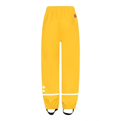 Image of LEGO kidswear PUCK Unisex Rain trousers for kids, Size: 11y, Yellow