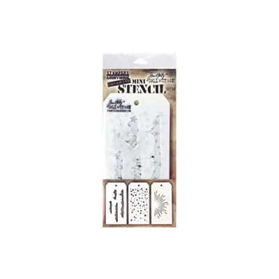 Image of Tim Holtz Stampers Anon Mini Stencil, Set #38, One Size