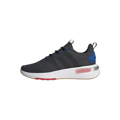 Image of adidas Men&#039;s Racer TR23 Shoes, Carbon/Core Black/Royal Blue, 8 UK