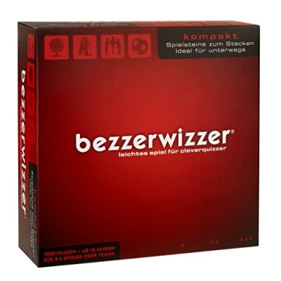Image of Mattel Games X3909 Bezzerwizzer Compact, Trivia Game (German language version)
