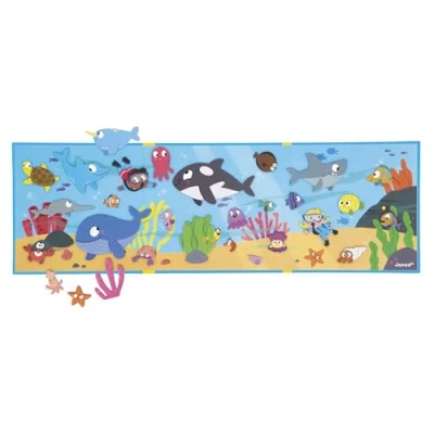 Image of Janod Magnéti&#039;Stories Sea Funds Educational Magnetic Game 30 Magnets FSC Cardboard Children&#039;s Toy Develops Imagination and Fine Motor Skills From 3 Years J05448