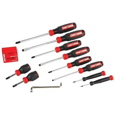 Image of CRAFTSMAN Screwdriver Set, Assorted, 12 Piece (CMHT65071)