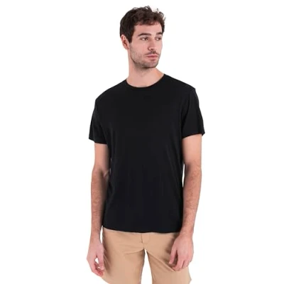 Image of Icebreaker Merino 150 Light Weight TECH LITE Basic Tshirt, Men&#039;s, Size: Medium, Black