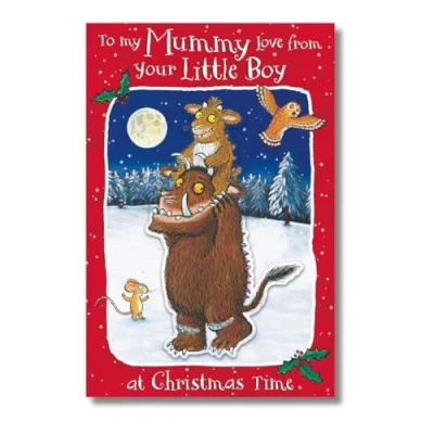 Image of The Gruffalo Official Christmas Card To My Mummy Love Your Little Boy