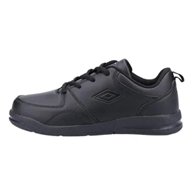 Image of Umbro Childrens Unisex Ashfield Lace up Shoe Junior Black Size UK 12 Kids