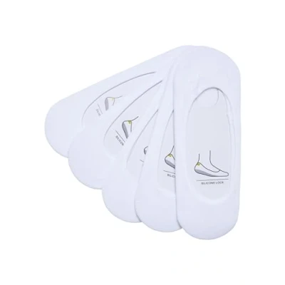 Image of Urban Classics Invisible Socks 5 PACK Trainer socks, Men&#039;s, Size: 12 14, White