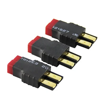 Image of OliYin 3pcs/lot Male TRX to Female Deans Connector Adapter for RC LiPo(pack of 3)