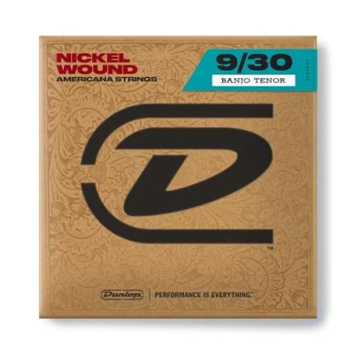 Image of Dunlop DJN0930 Nickel Tenor Banjo Strings (Pack of 4)