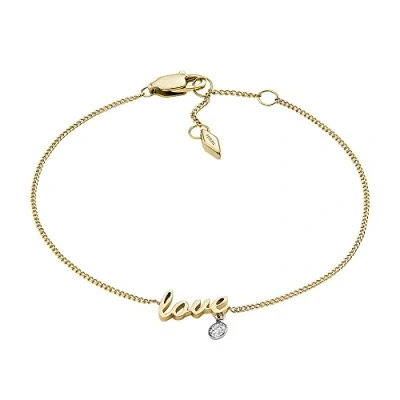 Image of Fossil Bracelet for Women Sadie, Length: 170mm+30mm, Width: 12.2mm, Height: 6.5mm 2 Tone Stainless Steel Bracelet, JF04362998