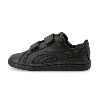 Image of Puma Boy&#039;s Unisex Kids Smash Fun Walking Baby Shoes, Black (Black/Black 05), 5 UK Child