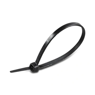 Image of V TAC 100 Cable Ties Width 4.5mm to Tie Wires Cables Electrician Home Office DIY (4.5X150mm, Black)