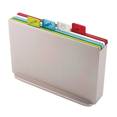 Image of Joseph 4 piece cutting board set with holder Index Regular