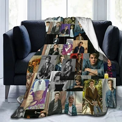 Image of YINGD Blanket Jace Actor Norman Super Soft Flannel Fleece Lightweight Throw Blankets Air Conditioning Couch Sofa Bedroom For Kids Adults