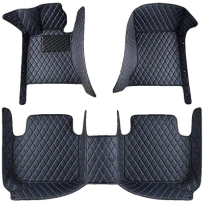 Image of Custom Car Floor Mats For Mercedes Benz Glc SUV (X253) 200 250 300 300e 350e 300de 2015 2025, All Weather Auto Leather Carpet Non Slip Liners Front Rear Row Mat Protection Interior Accessories