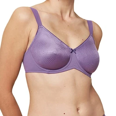 Image of Triumph Essential Minimizer W X Bra Women&#039;s, Purple Rain, 32D