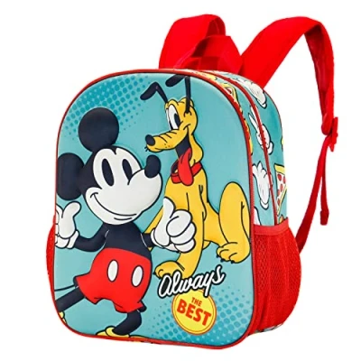 Image of Disney Mickey Mouse Best Small 3D Backpack, Green, 11 x 26 31 cm, Capacity 8.5 L