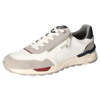Image of MUSTANG Men&#039;s 4186 307 Sneaker, Light Grey White, 8 UK