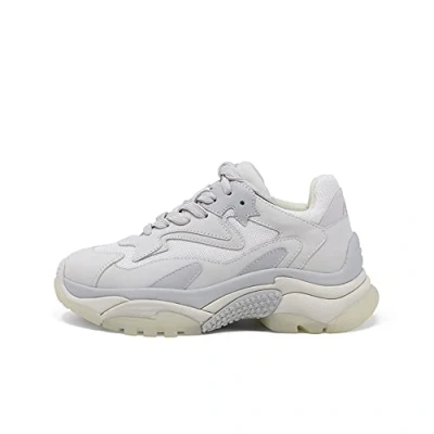 Image of Ash Addict Ladies Sneakers Pearl Grey Suede