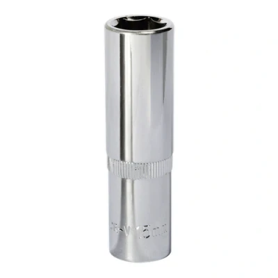 Image of Sealey Premier WallDrive® Socket 15mm Deep 1/2&quot;Sq Drive Fully Polished