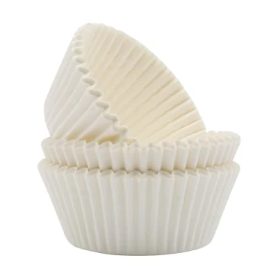 Image of PME BC712 Disposable Paper Cupcake Cases, Standard Size, Pack of 60 , White