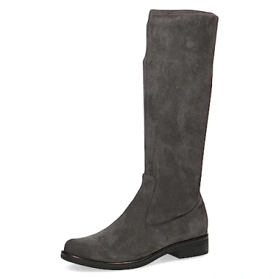 Image of Caprice Women&#039;s 9 25512 41 Flat Boot, Dk Grey Str, 5.5 UK