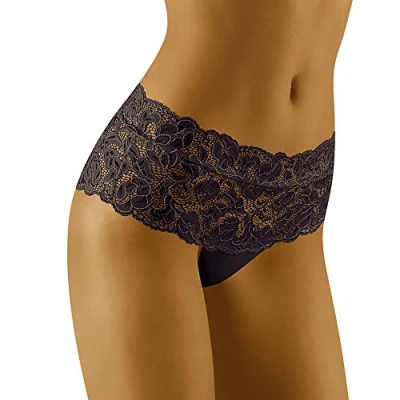 Image of Wolbar Women&#039;s Lace Shorts WB413, Black,L