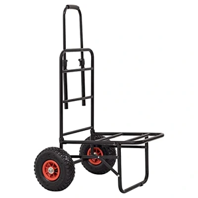 Image of Michigan Heavy Duty Folding Compact Fishing Trolley, Seat Box, Equipment Barrow
