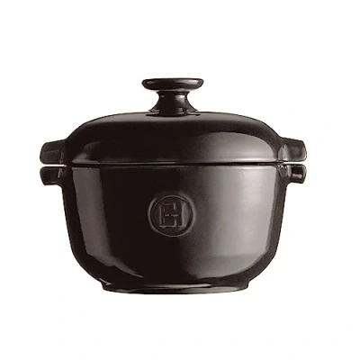 Image of Emile Henry Charcoal Rice Pot 2.5L