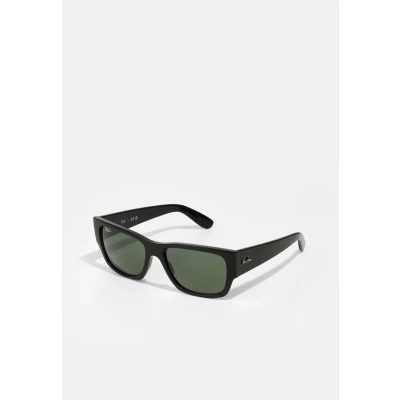 Image of Ray Ban Carlos Sunglasses, Men&#039;s, Size: 56, Black/green