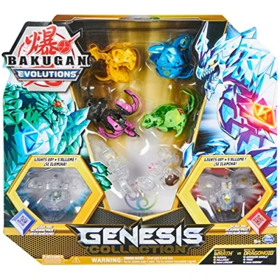 Image of BAKUGAN Evolutions, Genesis Collection Pack, Includes NEW Light Up, Kids’ Toys for Boys Aged 6+, AS SEEN ON ROBLOX, NETFLIX and POP TV