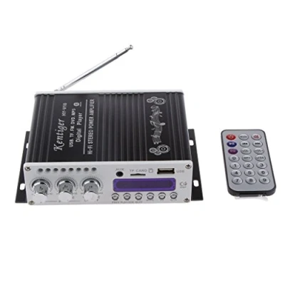 Image of DollaTek Mini Bluetooth Hi Fi Stereo Audio AMP Amplifier Bass Booster MP4 12V Support FM/MP3/TF/USB/DVD for Car Motorcycle Auto CD DVD